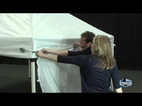 10 x 15 ft. Instant Side Walls Red Pack of 4 V45756