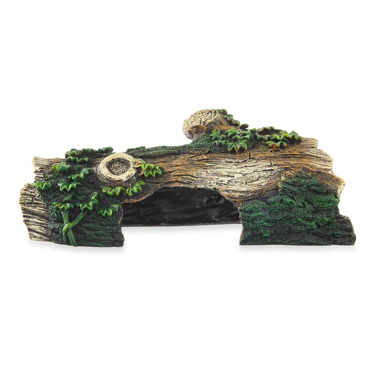 X-Large Wood Log Reptile Ornament S900806