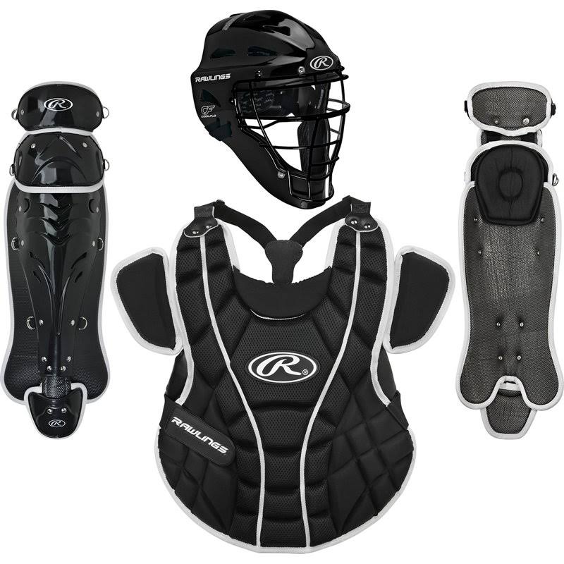 Girls Catcher's Set Black Baseball Softball Accessories Q6664