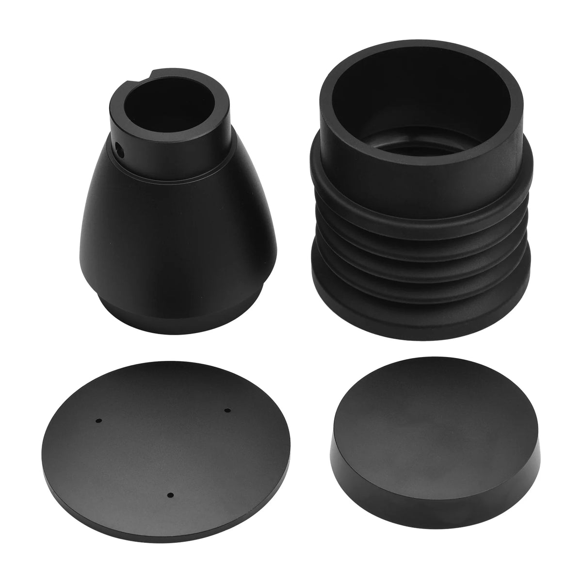 Aluminum Alloy Single Dose Hopper with Silicone Bellow Coffee Grinder Accessories L29859