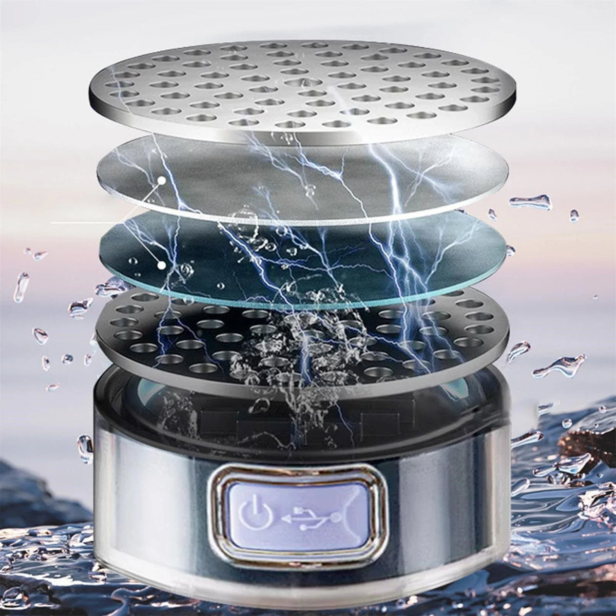 1.5L Portable Hydrogen Water Bottle F6965