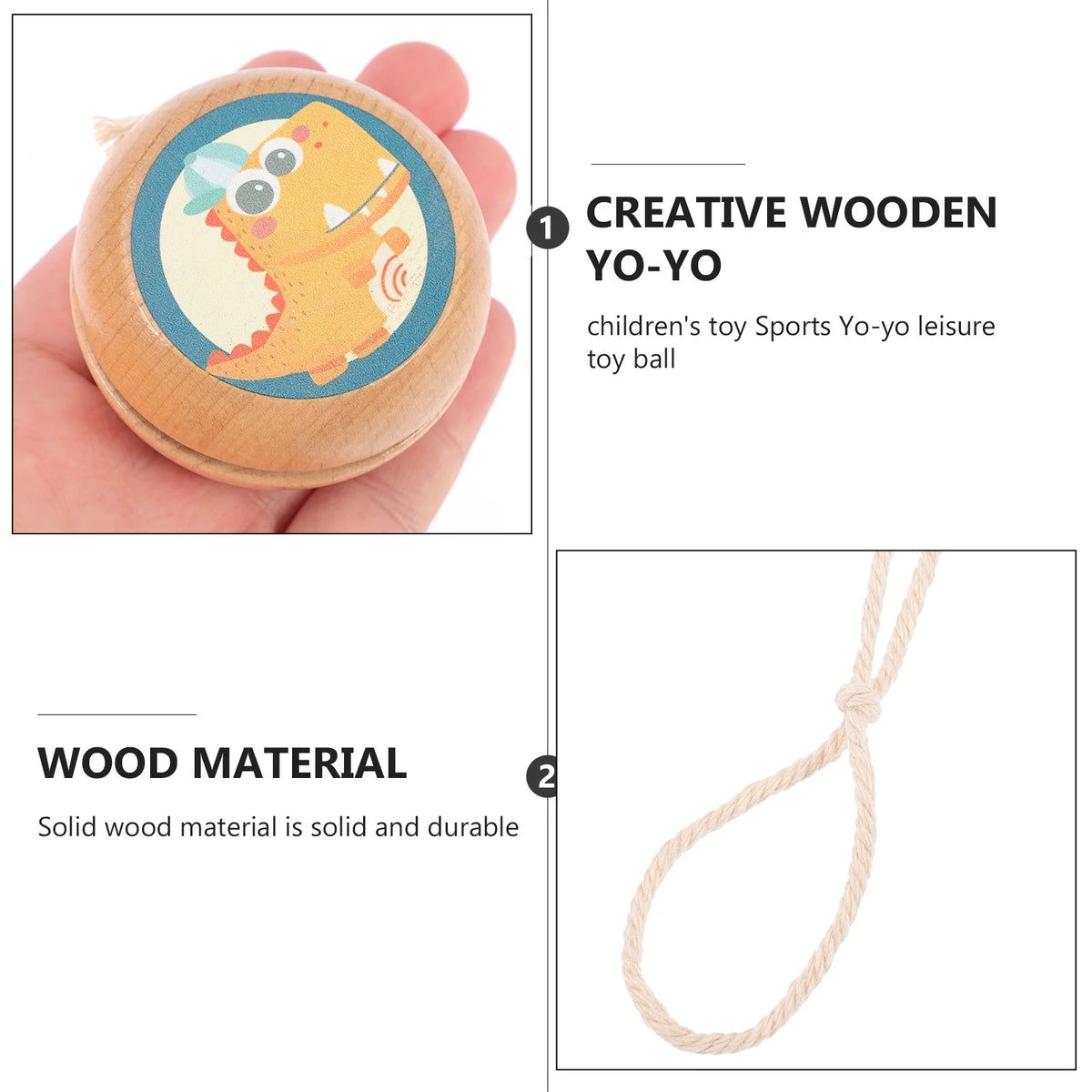 Wooden Yo-Yo Finger Toy U557776