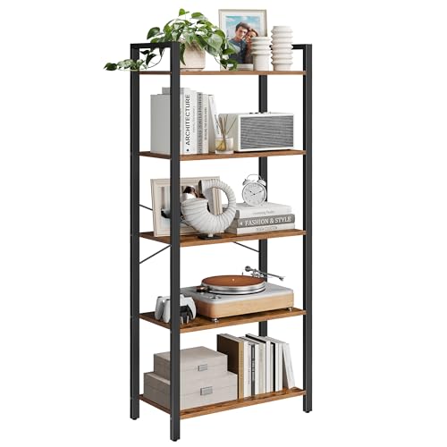 6-Tier Bookshelf with Steel Frame Q54871