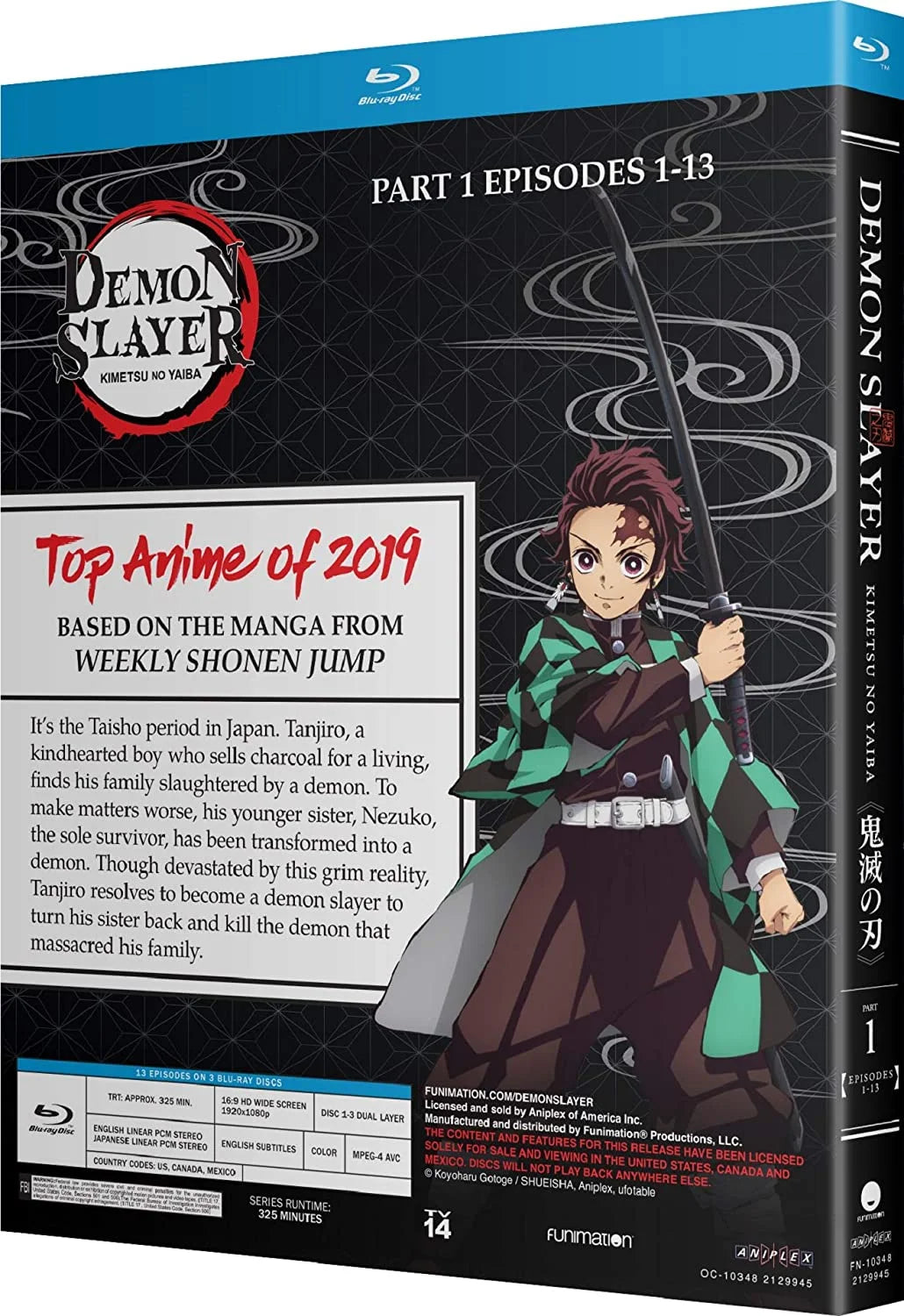 Demon Slayer: Kimetsu No Yaiba - Part 1 [Blu-ray] A827934