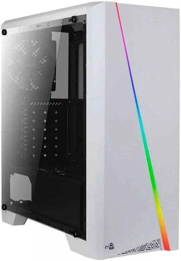 White RGB Mid Tower Computer Case M679