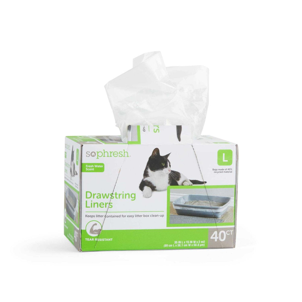 Drawstring Cat Litter Box Liners G648