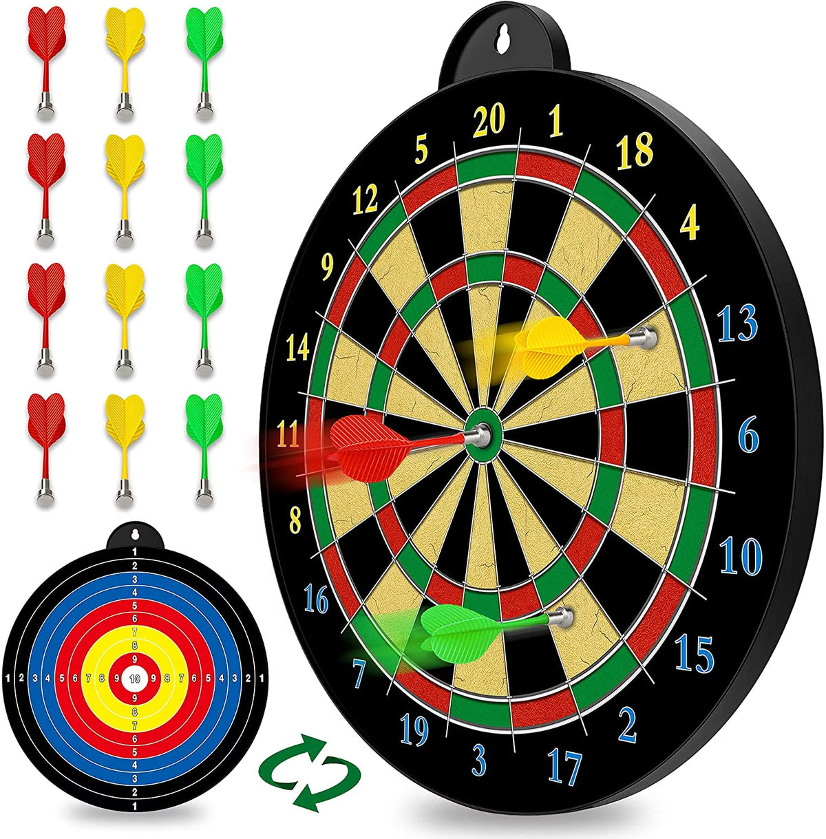 Magnetic Dart Board with 12pcs Magnetic Darts N184432