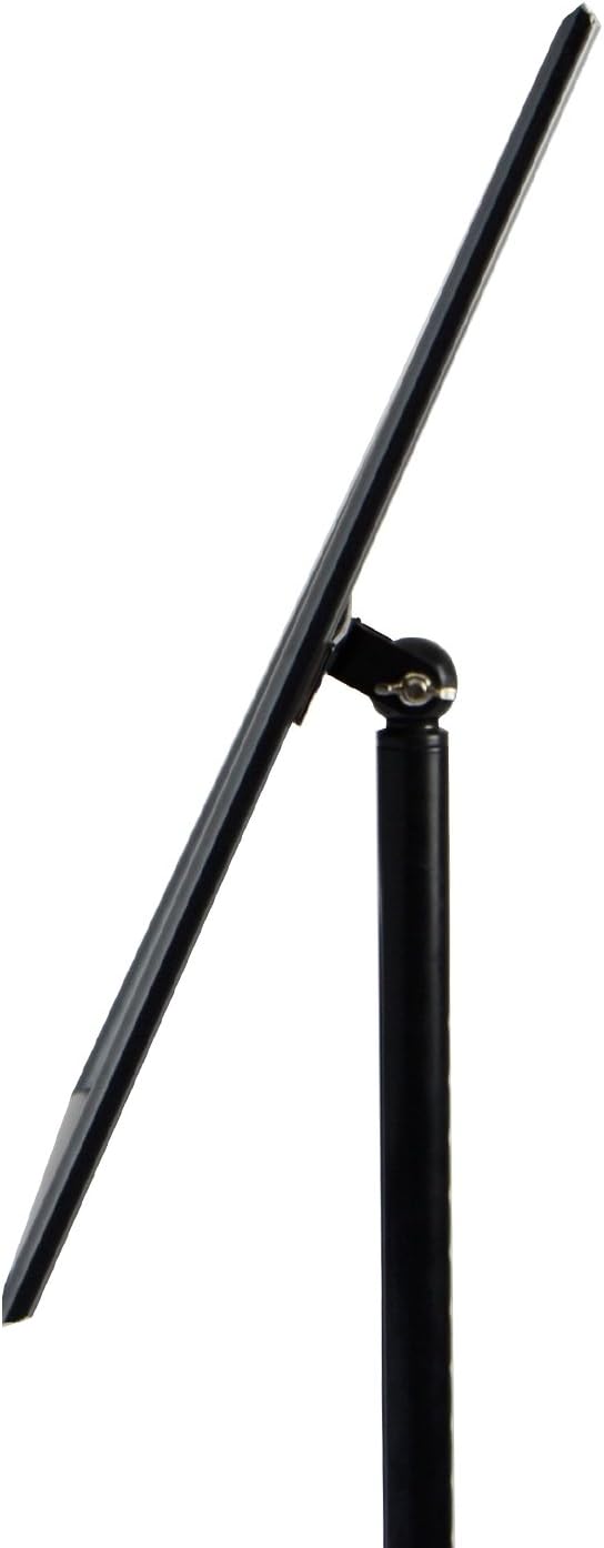 Adjustable Pedestal Poster Stand Aluminum Snap Open Frame for 11 x 17 Inch, Black Z177