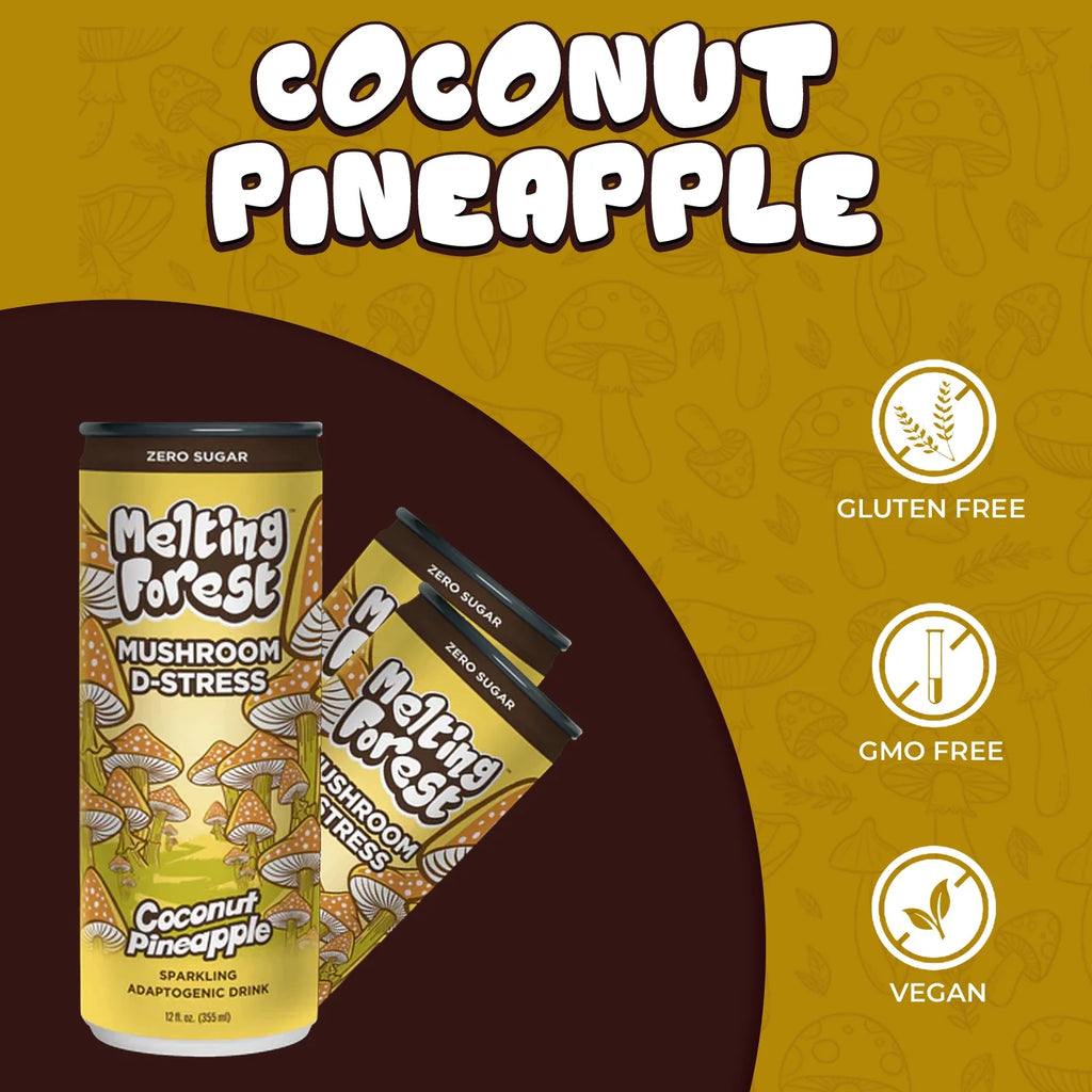 Coconut Pineapple Flavored Mushroom Sparkling Water B9340