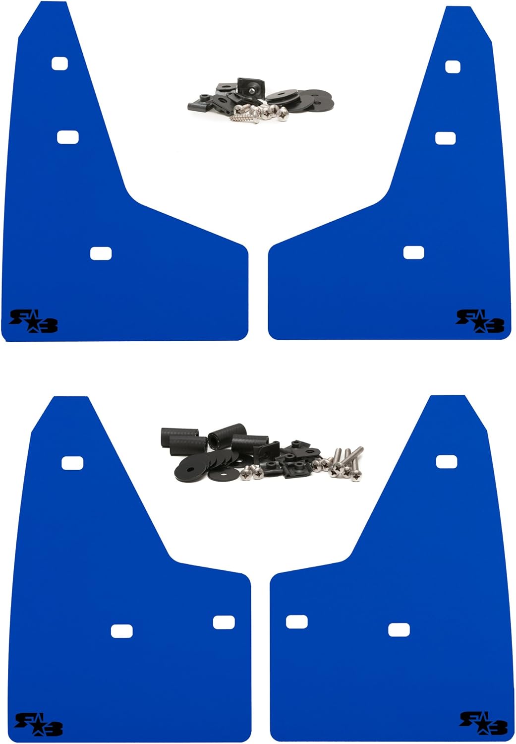Black Mud Flaps Set of 4 H1929