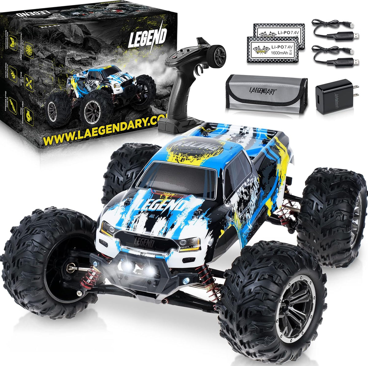 Brushless RC Monster Truck 4x4 Off Road Electric C22310