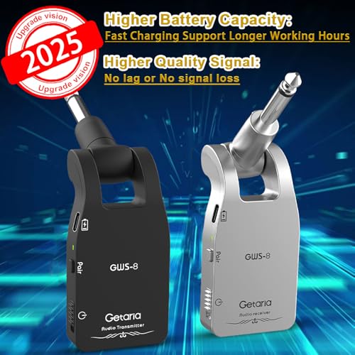 2.4GHZ Wireless Guitar Transmitter Receiver J360065