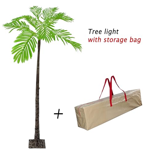 6FT Artificial Palm Tree with 120 LED Lights P593