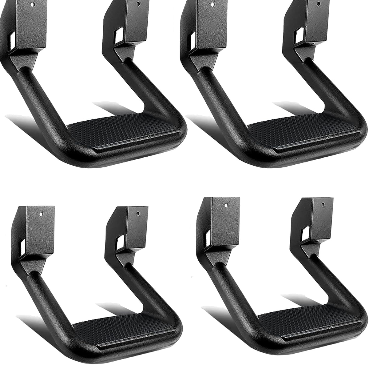 Black Aluminum Side Step for Truck SUV, 2 Piece E86618