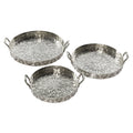 Silver Aluminum Tray (Set of 3) U55211