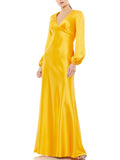 Satin Maxi Evening Dress R420194