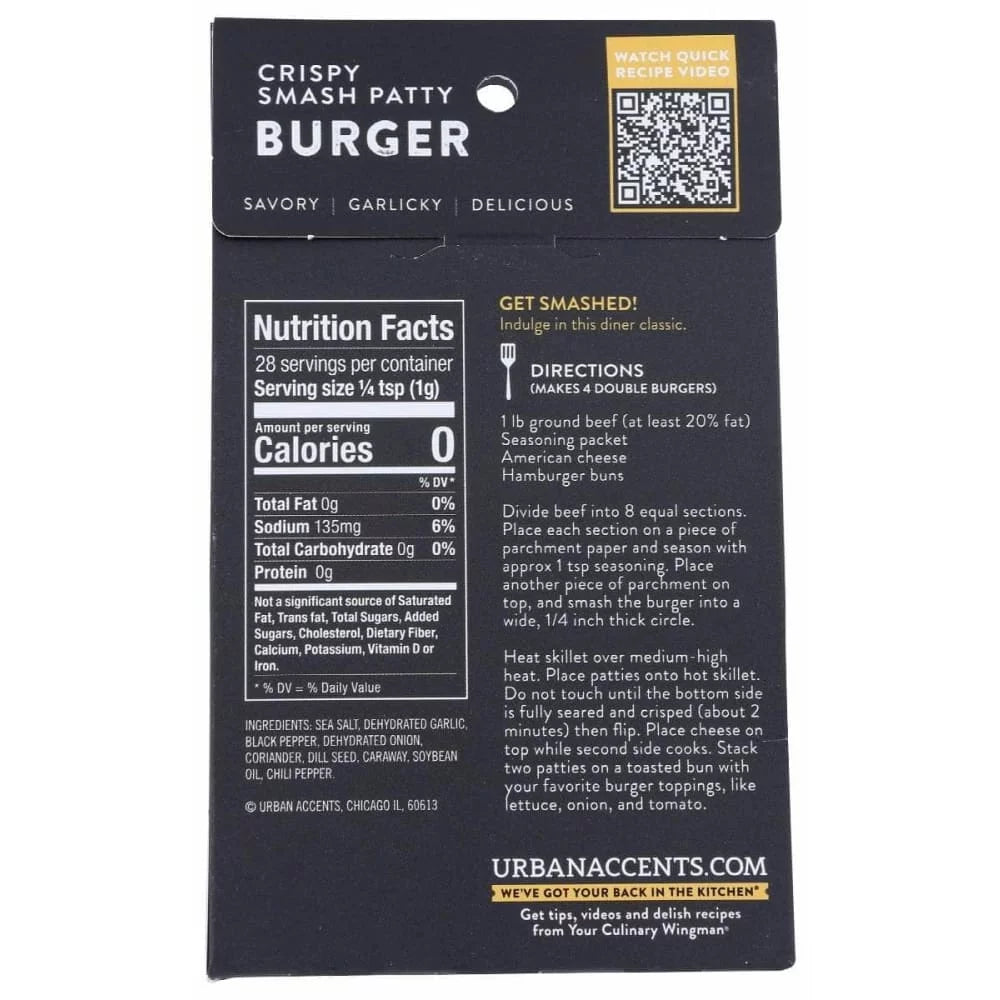 1 oz Pack of 3 Burger Classic Steakhouse Mix L926