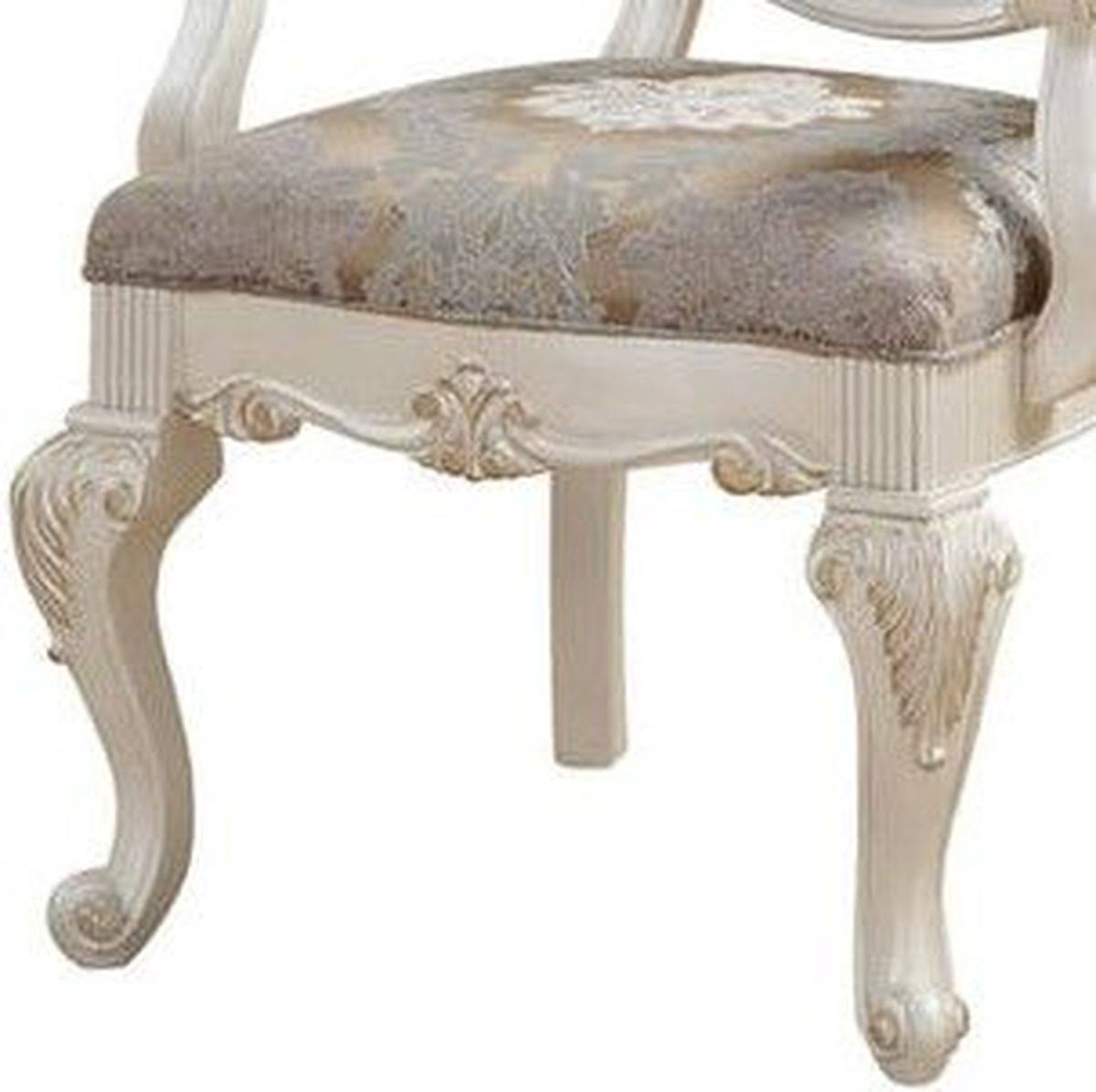 Rose Gold PU Arm Chair Set-2 X225