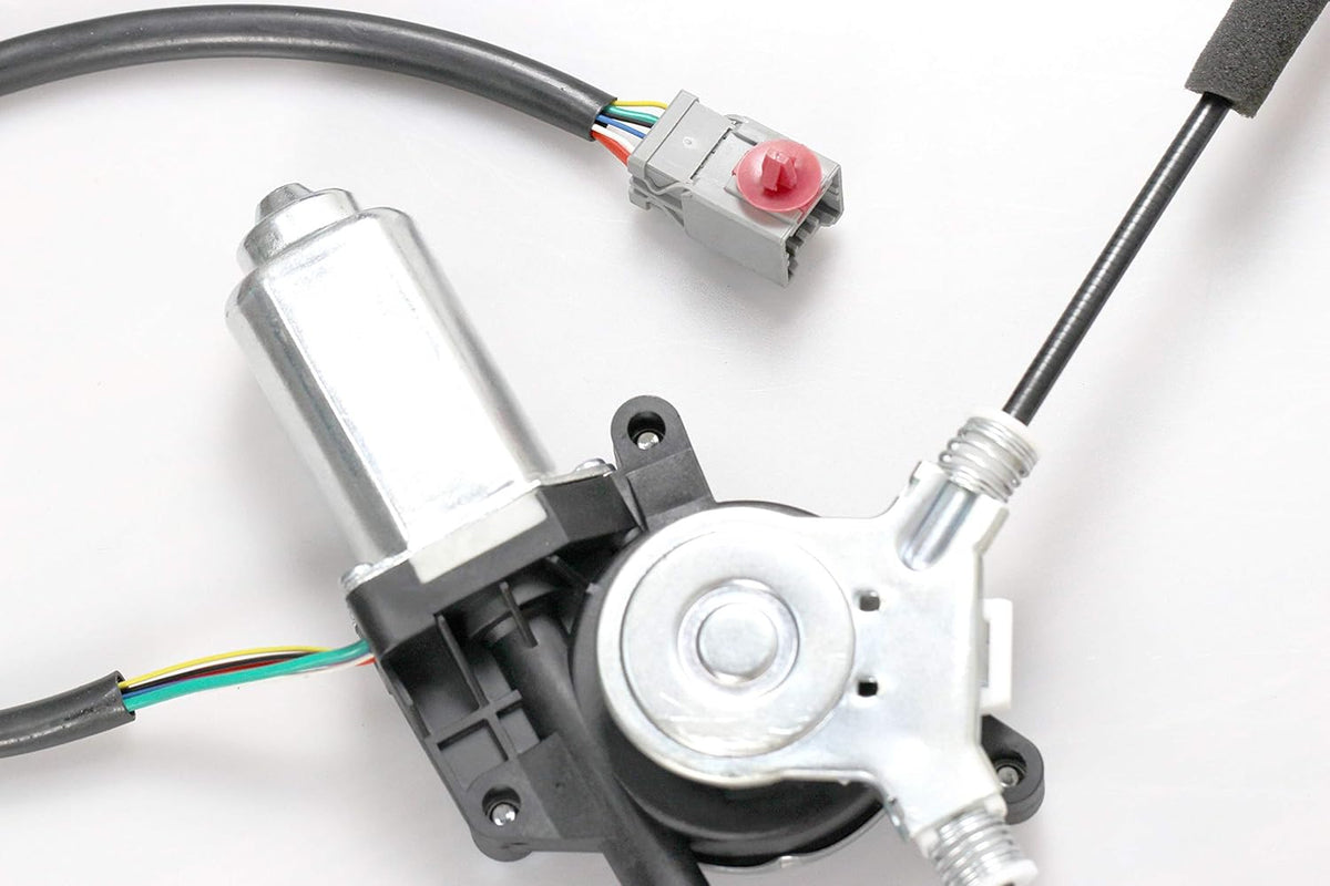 Front Left Driver Side Power Window Regulator with Motor for Honda Element Pack of 2 H561498