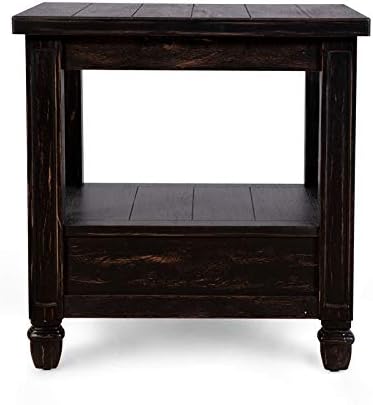Wood 1-Drawer End Table Q345157