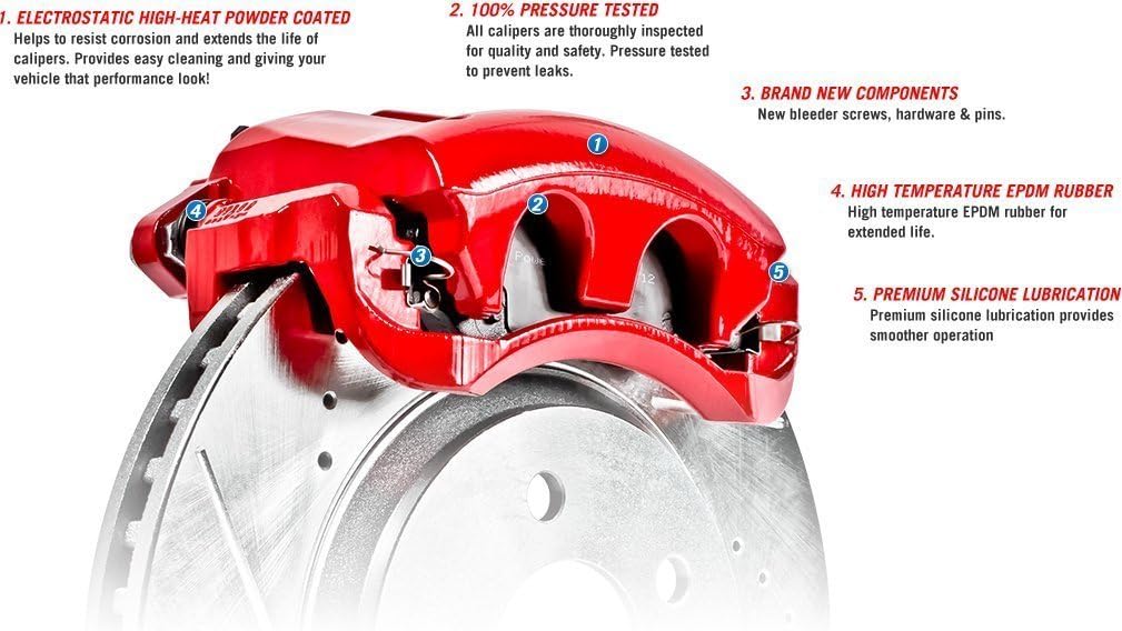Front & Rear Z36 Truck and Tow Brake Kit with Calipers H932
