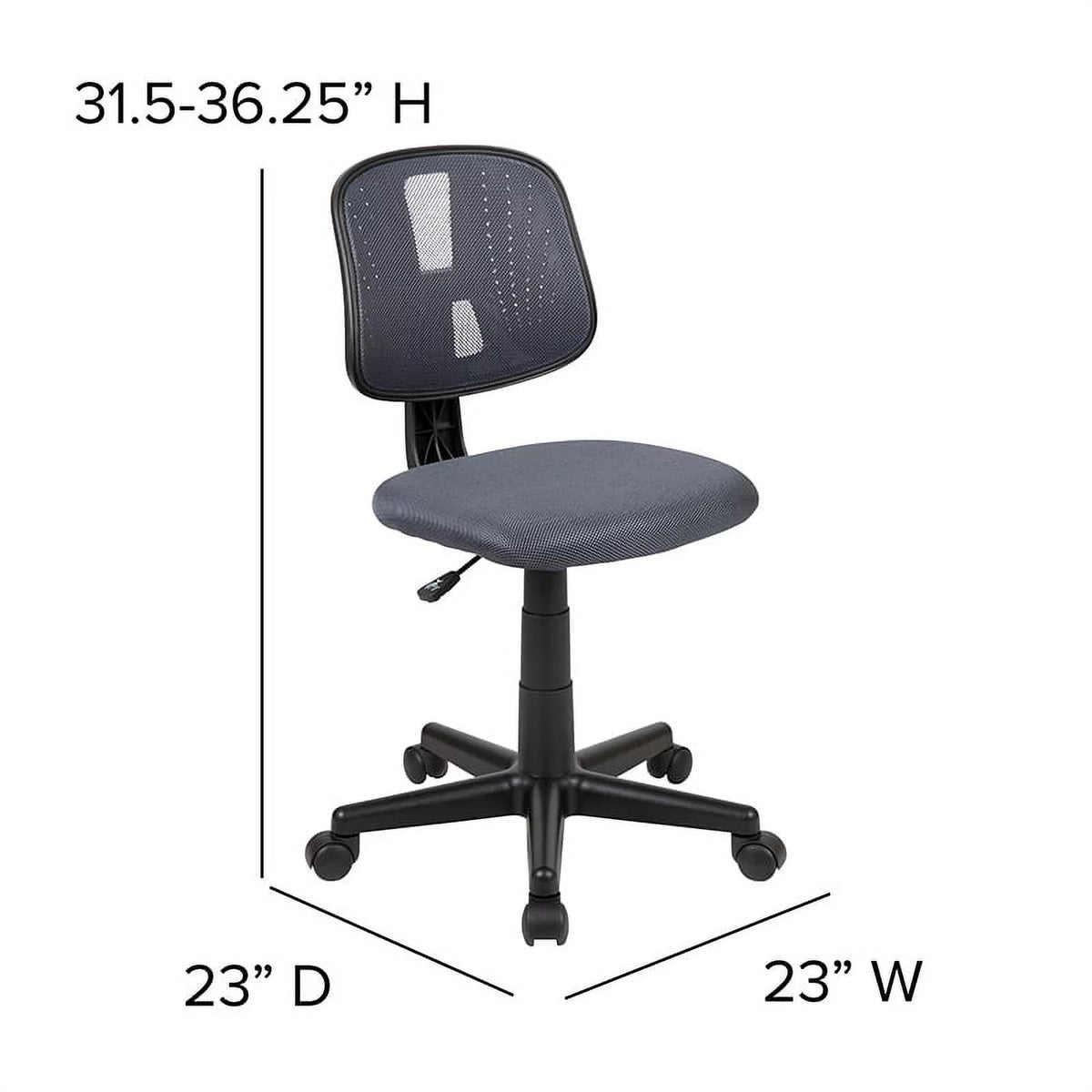 Gray Mesh Swivel Task Office Chair T617644