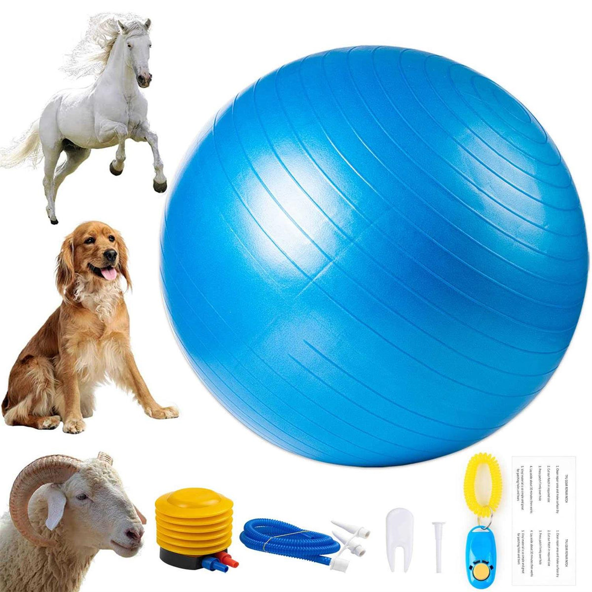 30 Inch Anti-Burst Horse Herding Ball with Pump P10973