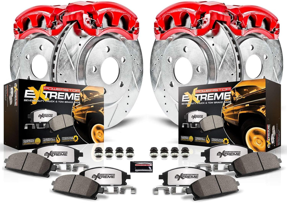 Front & Rear Z36 Truck and Tow Brake Kit with Calipers H932