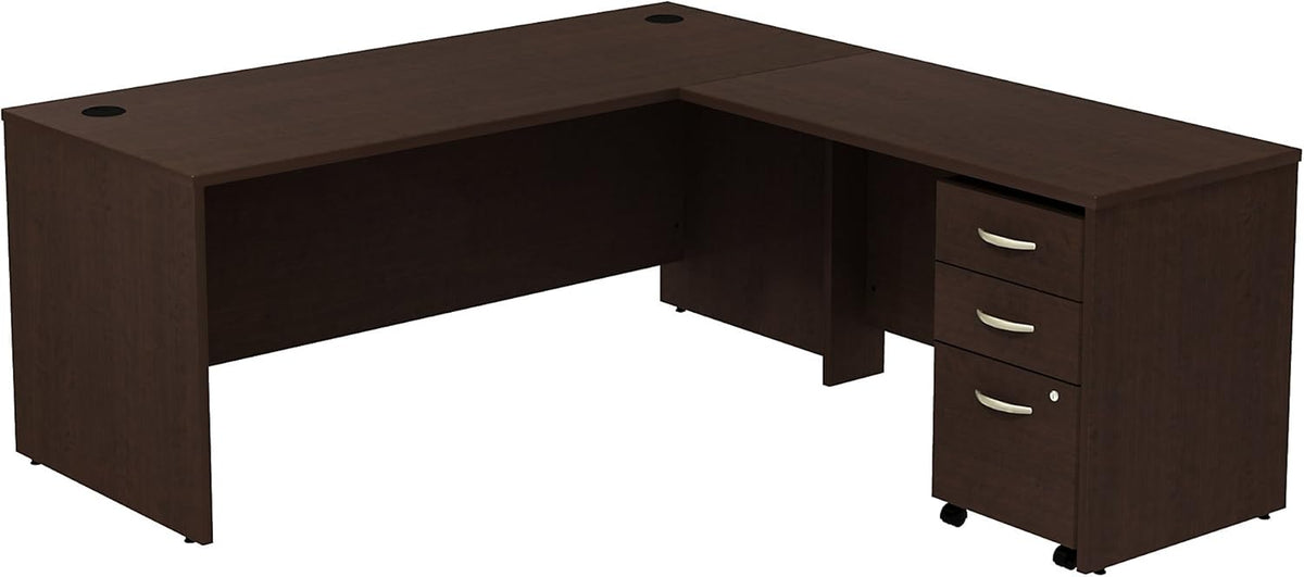 L Shaped Desk with Return and Mobile File Cabinet G485621