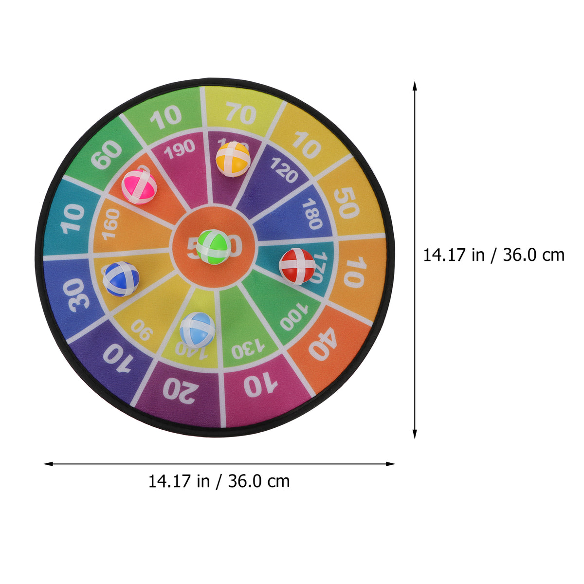 Dart Board with Balls P447