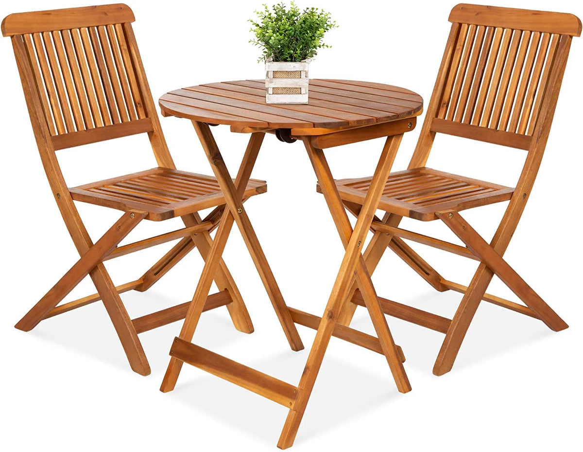 3-Piece Acacia Wood Bistro Set O2741