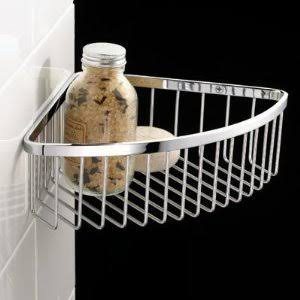 Corner Shower Basket in Chrome Plated P660