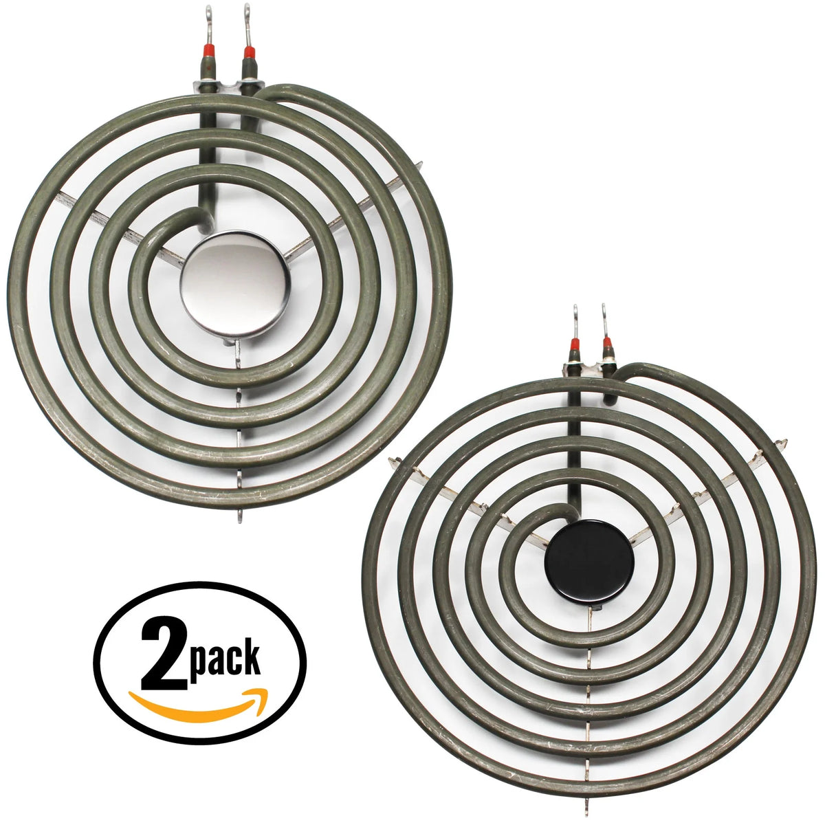 2-Pack Replacement 8 inch 5 Turns & 6 inch 4 Turns Surface Burner Elements K6506