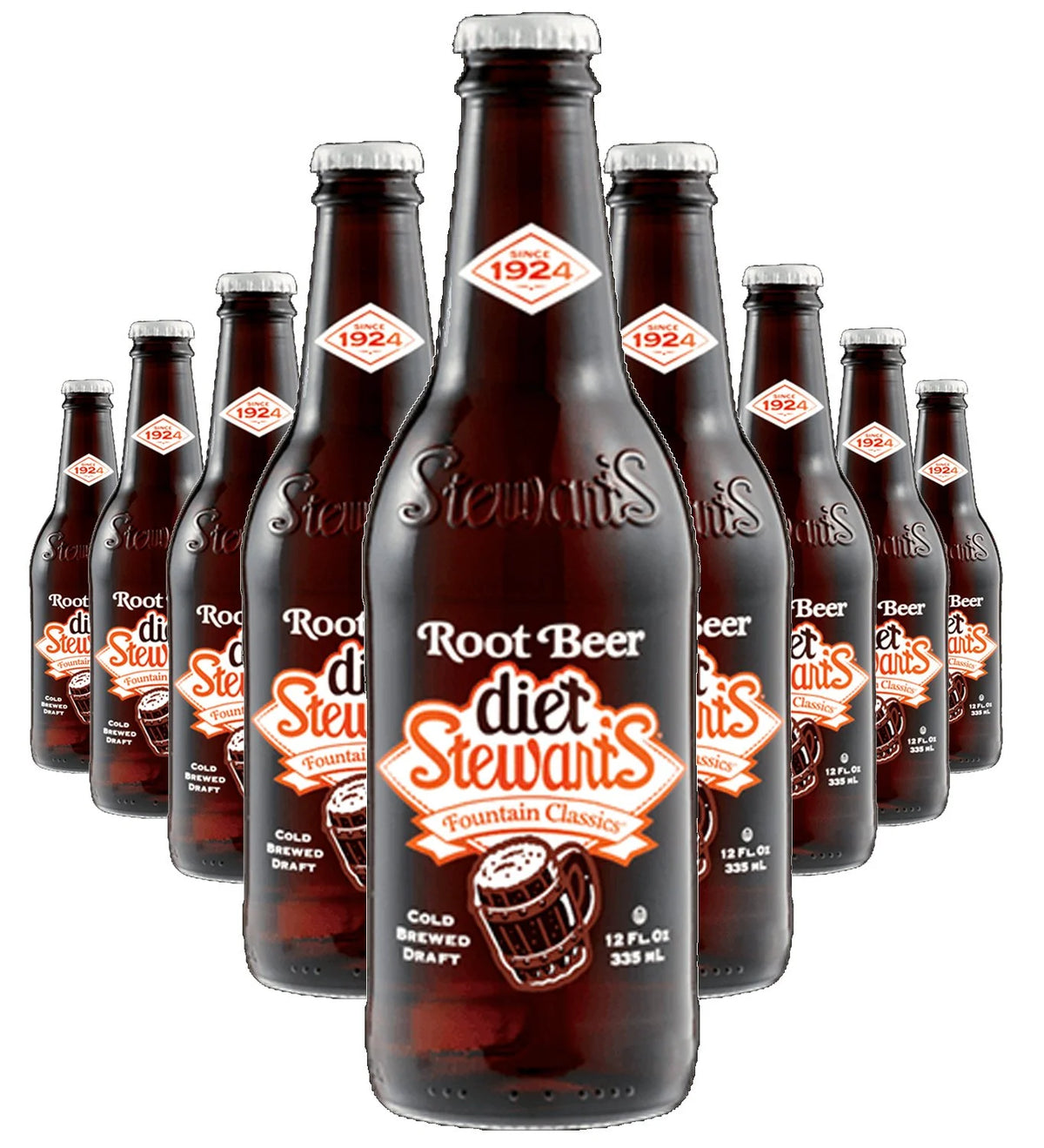 Root Beer, 12 fl oz (12 Glass Bottles) S339804