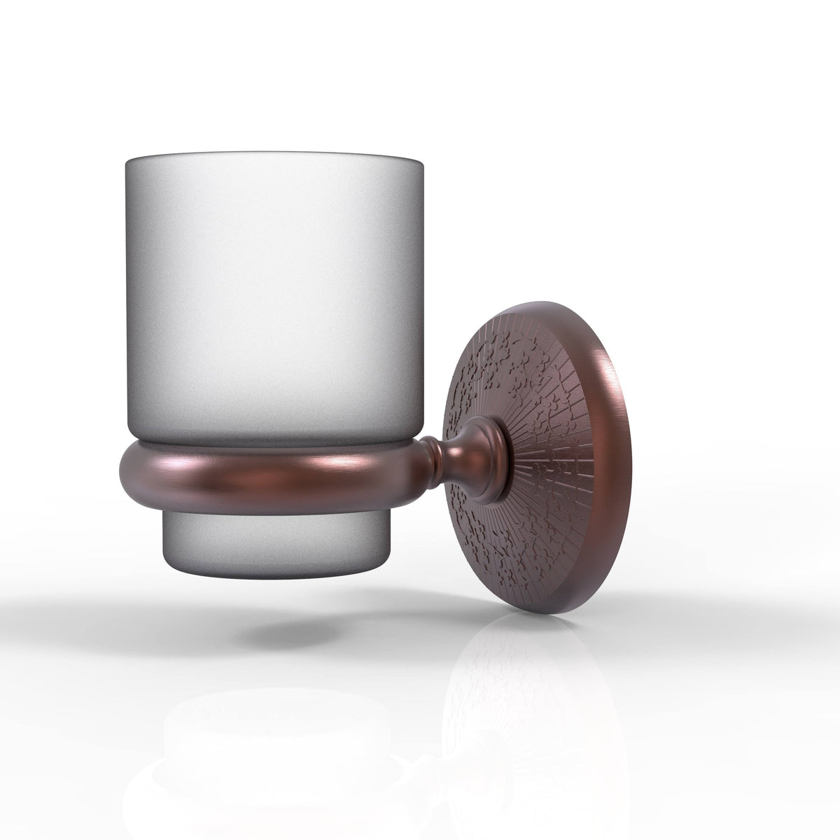 Wall Mounted Tumbler Holder Satin Brass P55611