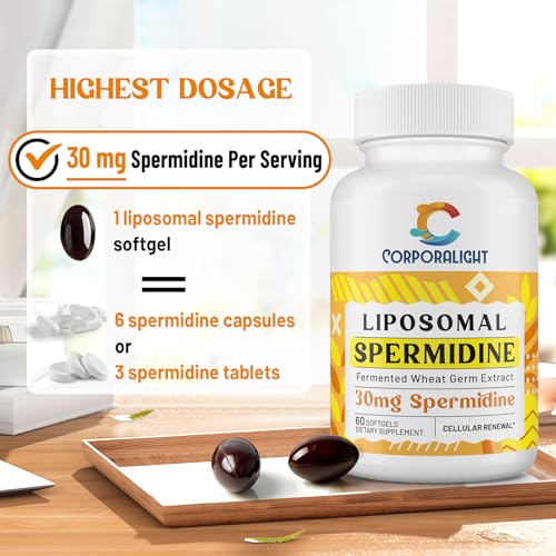 120 Softgels Spermidine Supplement A58696