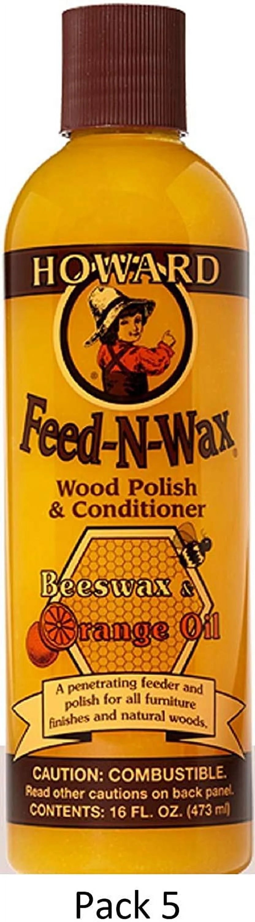 Wood Polish & Conditioner 16 oz Orange 5 Pack O30999
