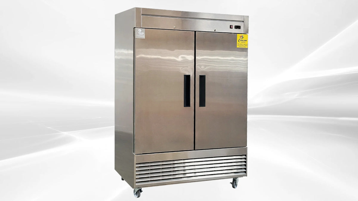 54 inch 2 Door Reach-in Commercial Freezer A31910