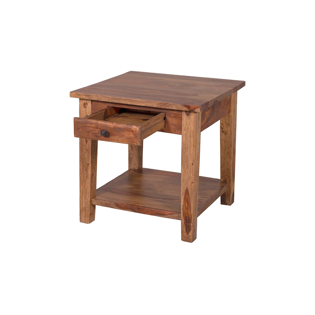 Solid Sheesham Wood End Table I998092