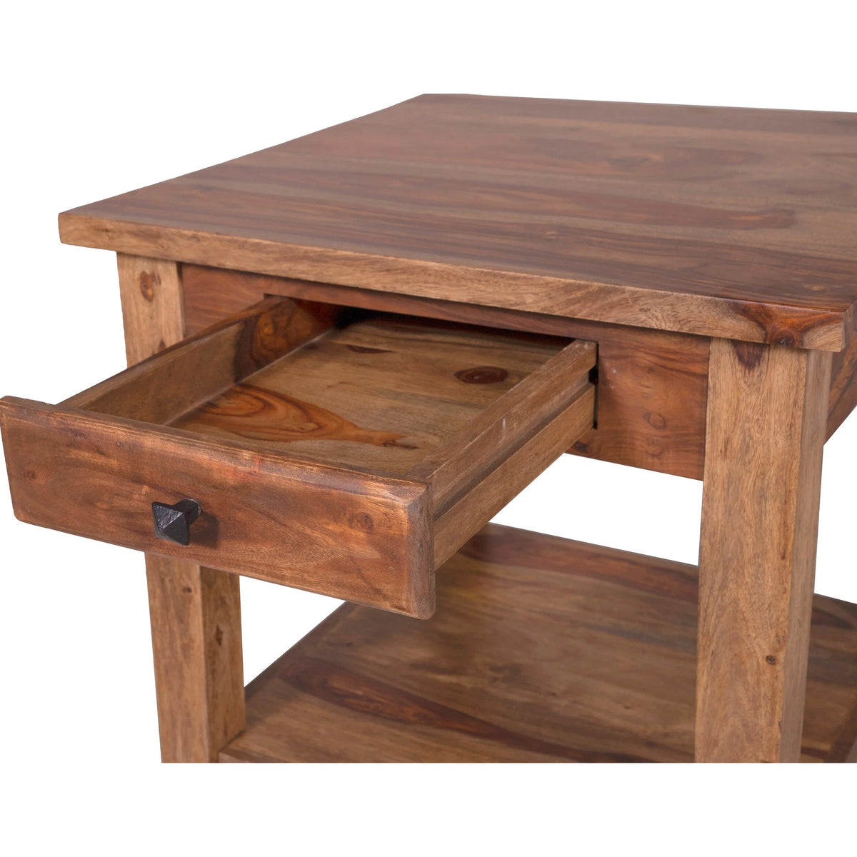 Solid Sheesham Wood End Table I998092