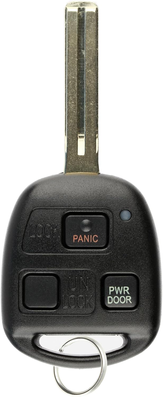 Keyless Entry Remote Fob Uncut Car Master Ignition Key Blade (Pack of 2) U4436