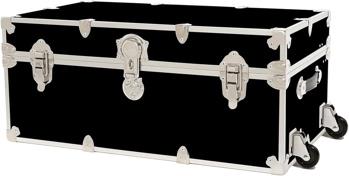 Large Armor Trunk with Removable Wheels 32x18x14 (Black) P22314