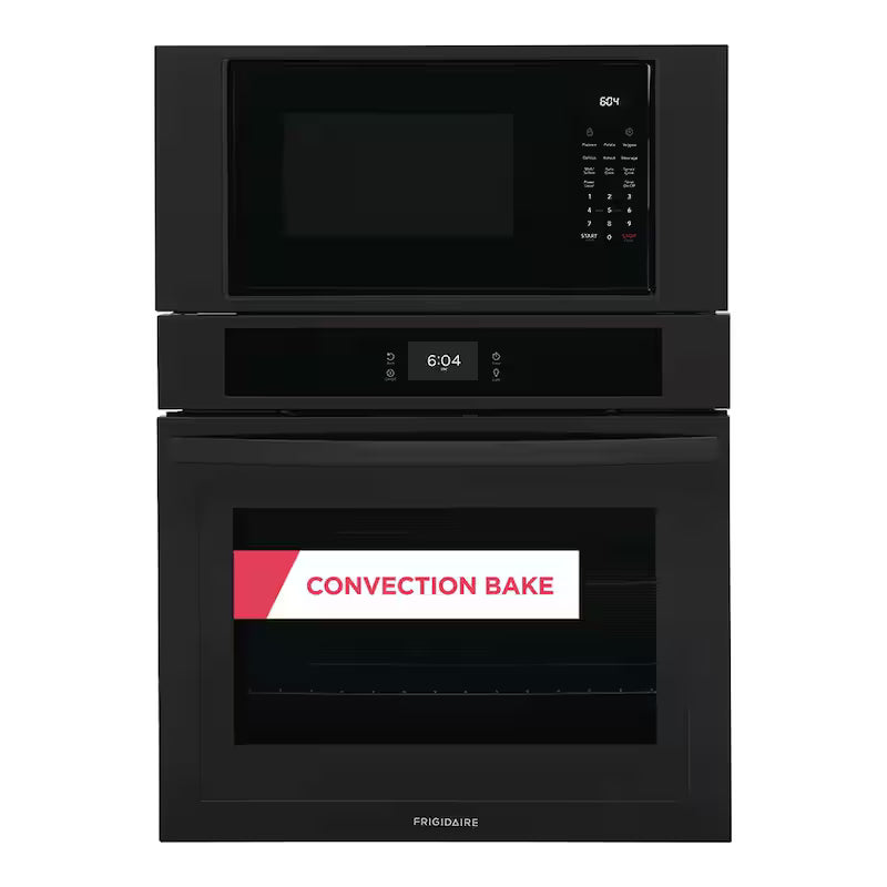 Electric Wall Oven with Built-In Microwave in Black D644833