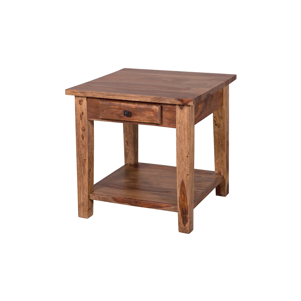 Solid Sheesham Wood End Table I998092
