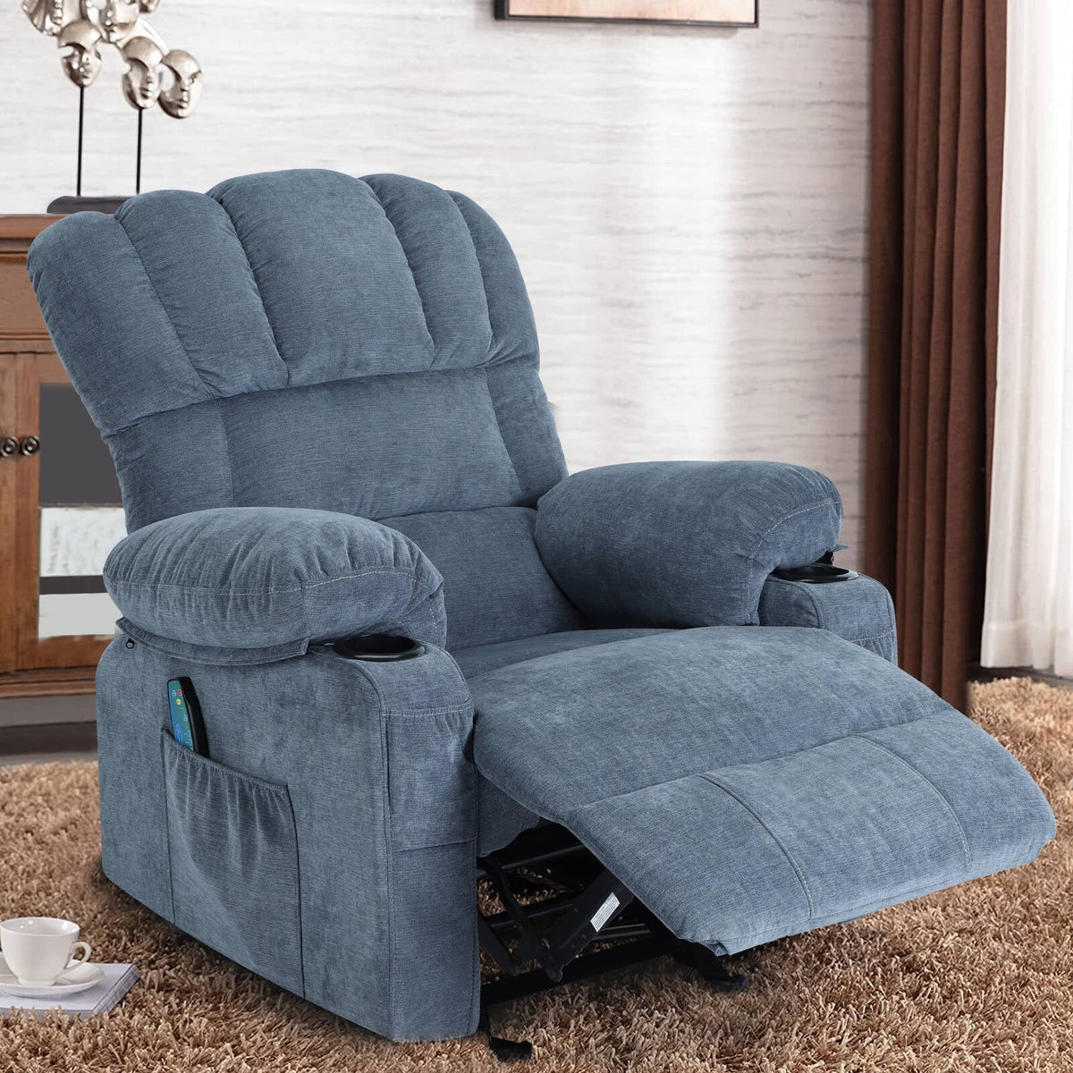 Rocker Recliner with Vibration Massage and Heat I8269