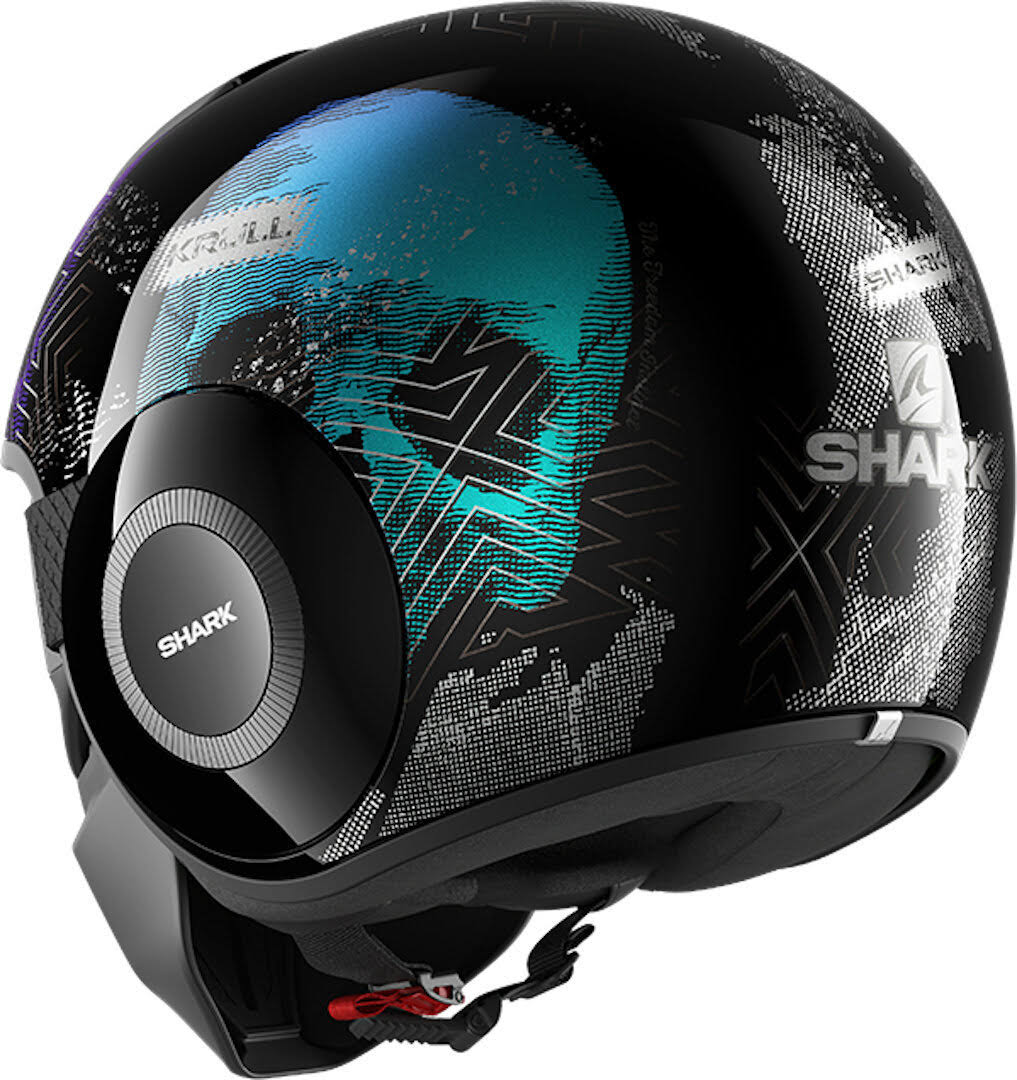 Helmet Street-Drak Krull Black / Green / Glitter - Size L X331