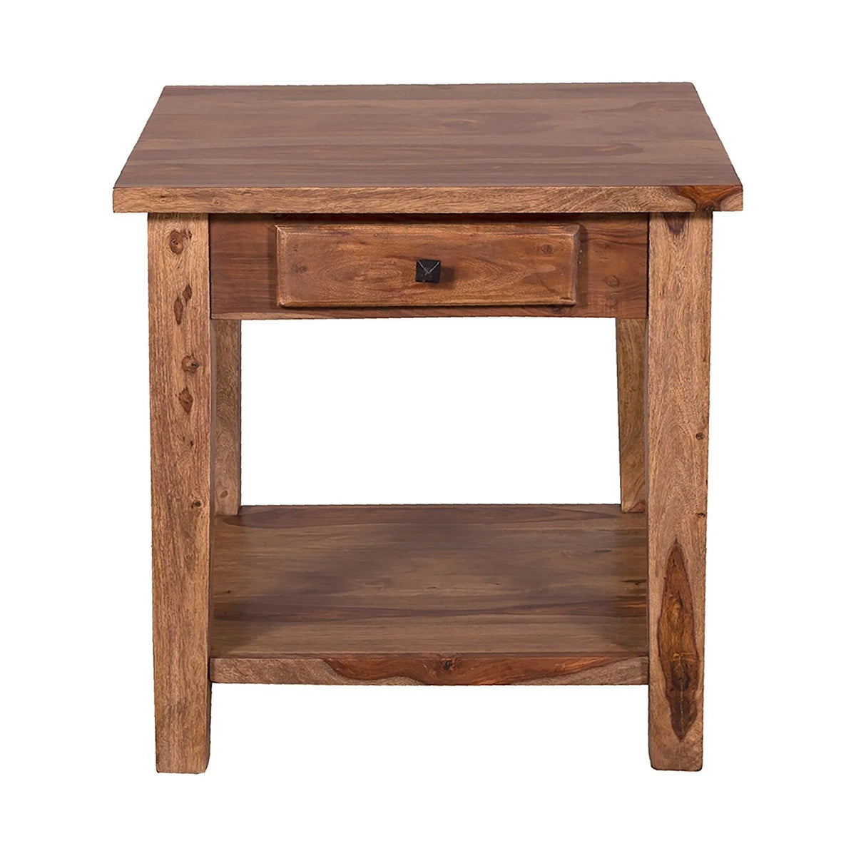 Solid Sheesham Wood End Table I998092