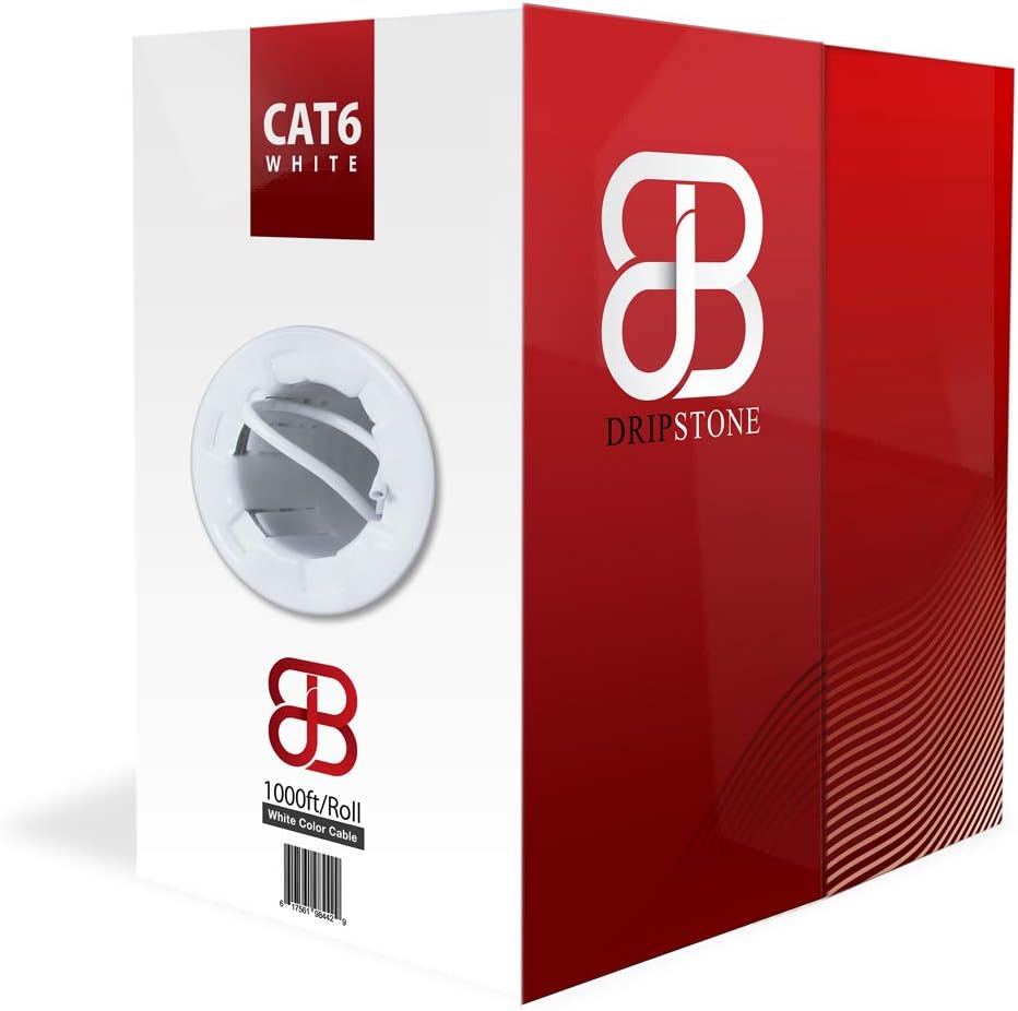 Cat6 Utp Solid Cable 1000-feet White F604