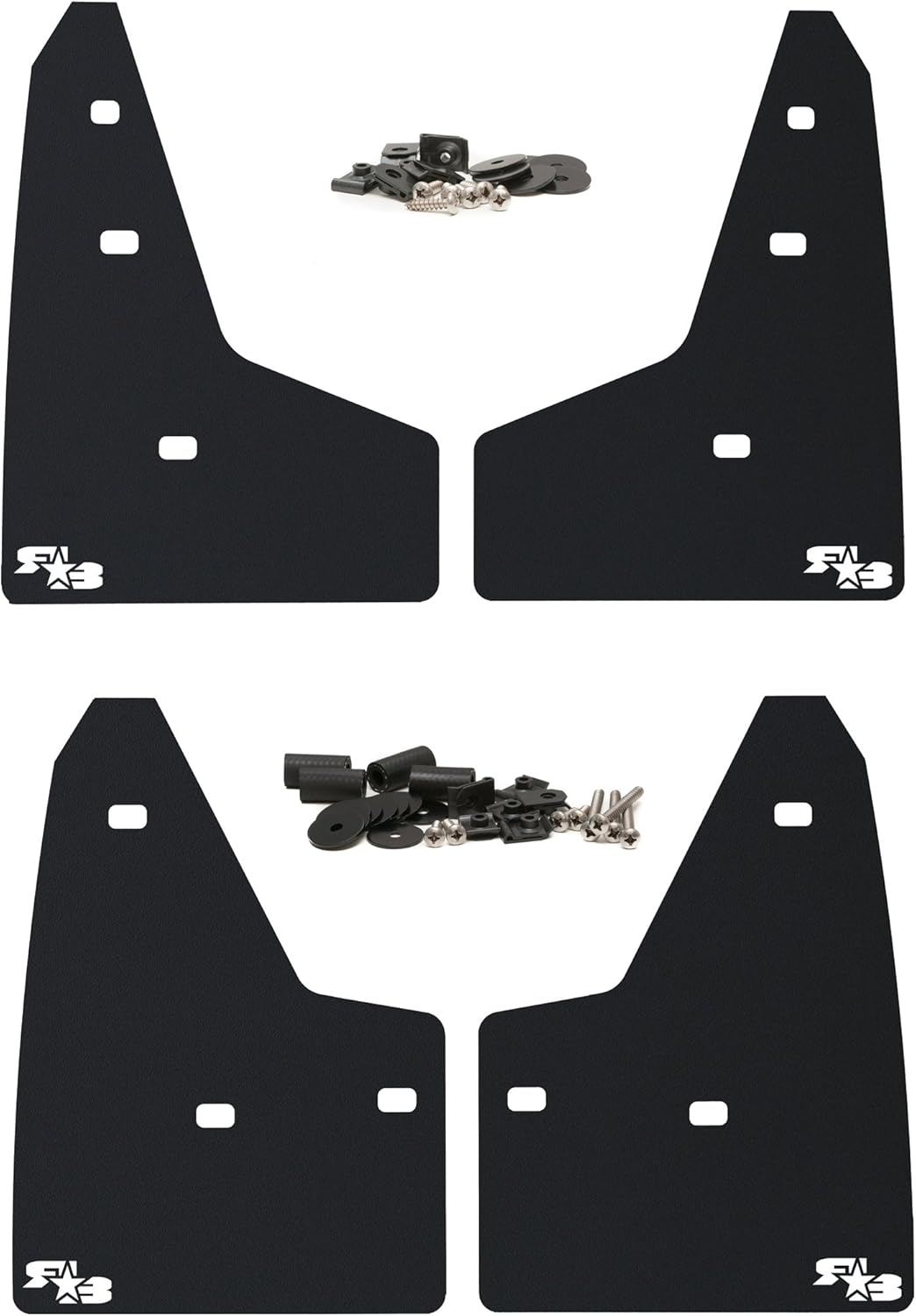 Black Mud Flaps Set of 4 H1929