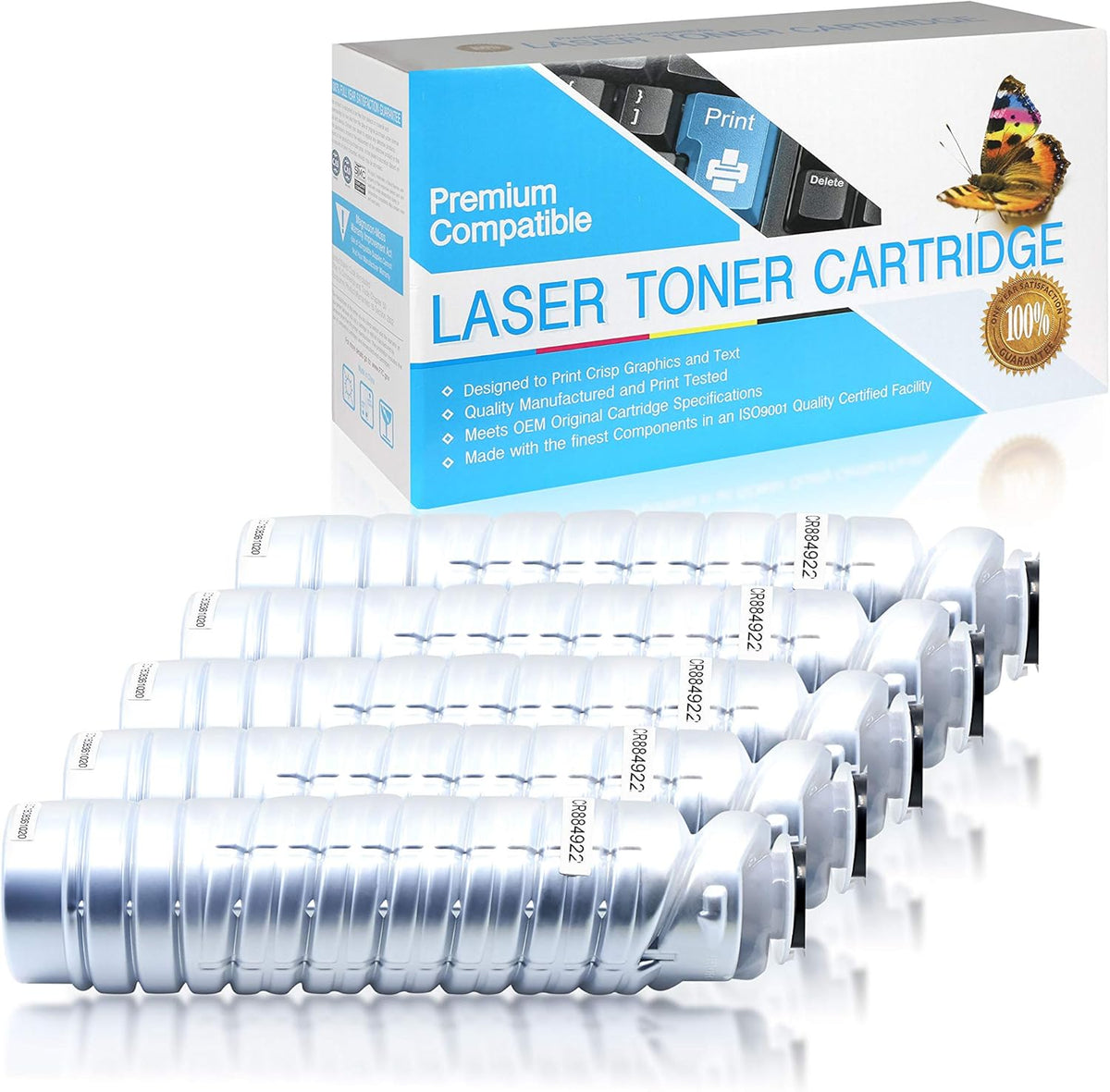 Black 5 Pack Compatible Toner Cartridge Q369162